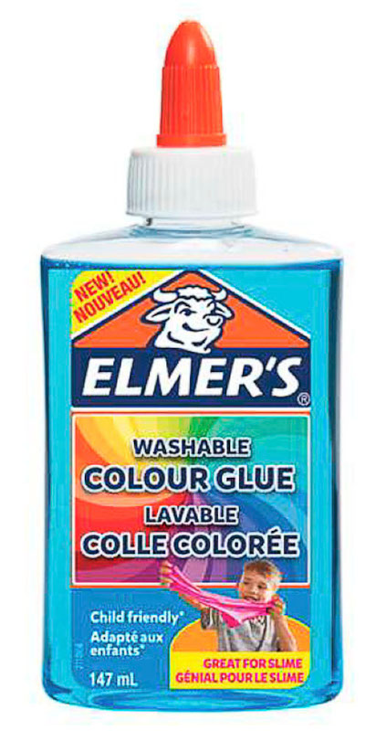 Image of Lim Elmers Colour Glue 147 ml Blå x6 2109485 3026981094859