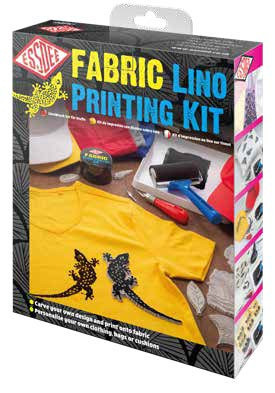 Image of Linoset, Fabric Lino Printing Kit  FABPK1 184200 5060127184200