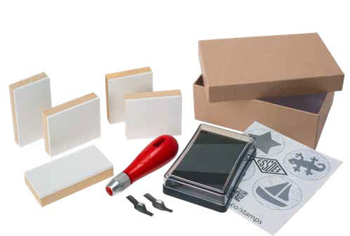 Image of Linoknivar & Stämpelskärare Carve a Stamp Kit (5 stamps) L2SCK 183876 5060127183876