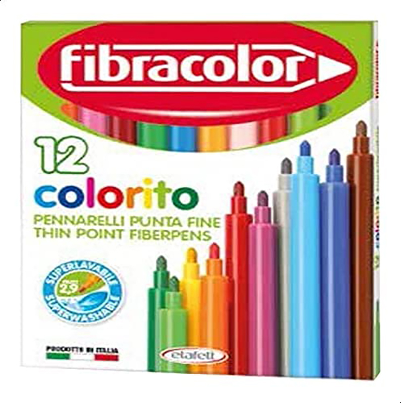 Image of Fiberpennset Fibracolor Colorito 12-set (12F) 1000678 8008621000678