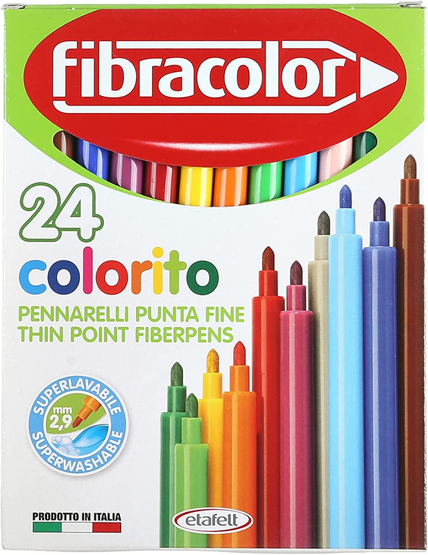 Image of Fiberpennset Fibracolor Colorito 24-set (6F) 1000685 8008621000685