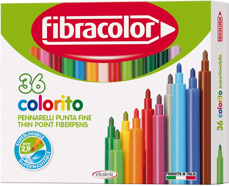 Image of Fiberpennset Fibracolor Colorito 36-set (4F) 1000692 8008621000692