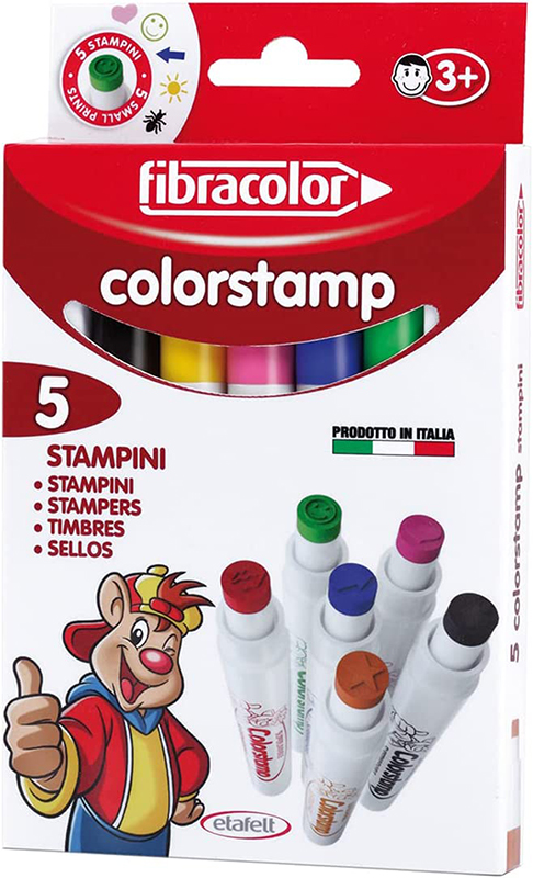 Image of Stämpelpennset Fibracolor Colorstamp 5-set (6F) 1001613 8008621001613