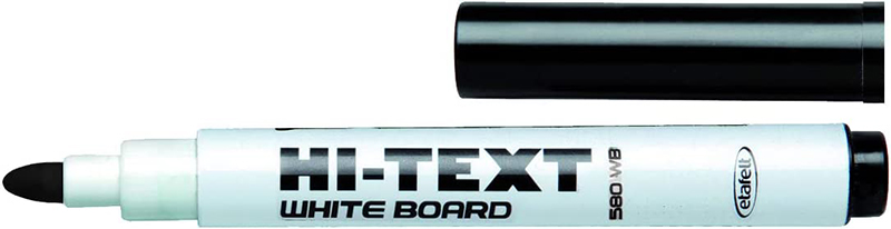 Image of Whiteboardpenna HI-TEXT 580 Black 25-p 1001699 8008621001699