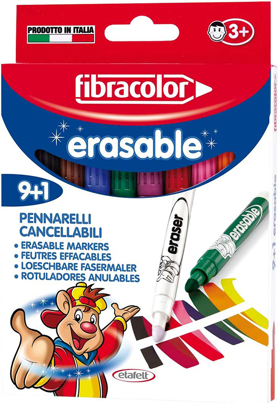 Image of Fiberpennset Fibracolor Erasable 9+1-set (12F) 3+ 1002887 8008621002887