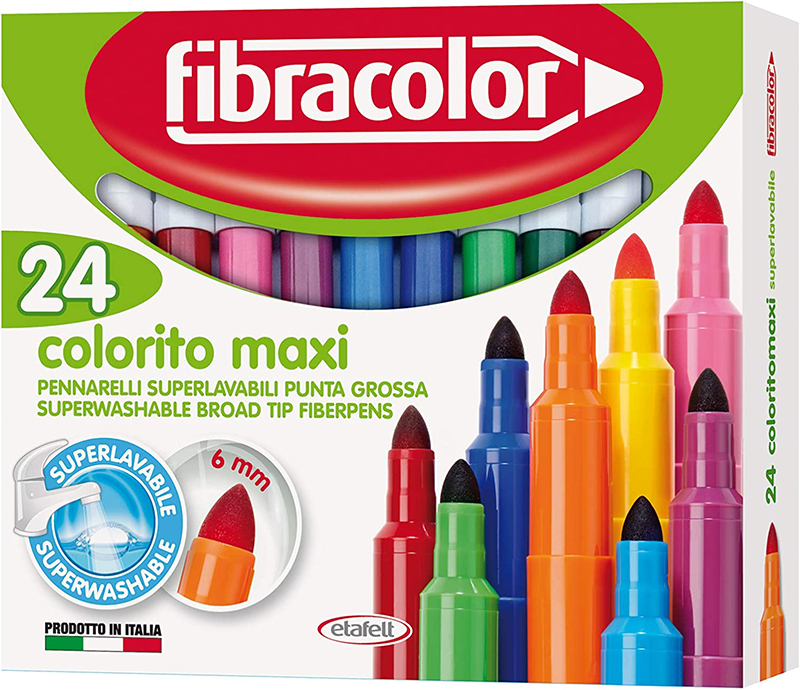 Image of Fiberpennset Fibracolor Colorito MAXI 24-set (6F) 1018208 8008621018208