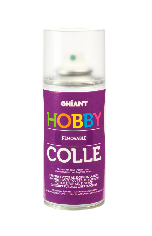 Image of LimSpray Ghiant  Hobby Adh Repo Flyttbar 800. 150ml. (6F) 615800 5412966158001
