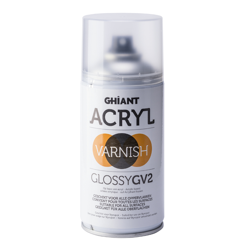 Image of Sprayfärg Ghiant Acryl 300 ml Lack Blank/Gloss  702 (12F) 626702 5412966967023