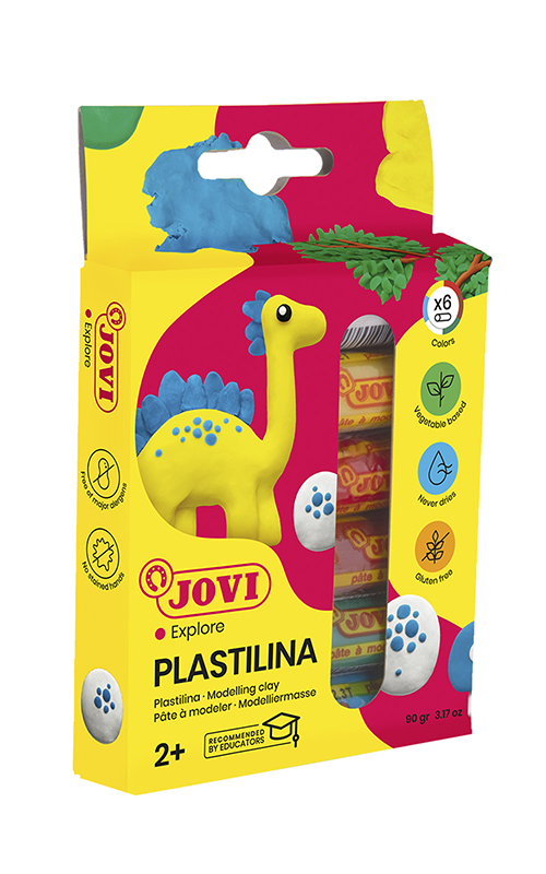 Image of Lerset JOVI Plastilina Pack 6 Sticks. ass. 90 6 2+ (24F) 7001014 8412027001014