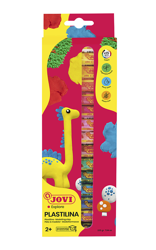 Image of Lerset JOVI Plastilina Pack 15 Sticks. ass. 90 15 2+ (12F) 7001038 8412027001038
