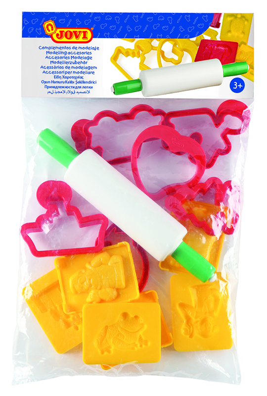 Image of Lerverktyg JOVI Bag 12 Moulds + Roller 7 6R 3+ (12F) 7002080 8412027002080
