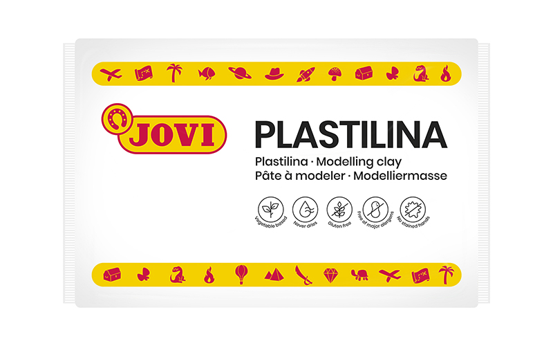 Image of Lera JOVI Plastilina (15F) 350Gr. White 7201 2+ 7002554 8412027002554