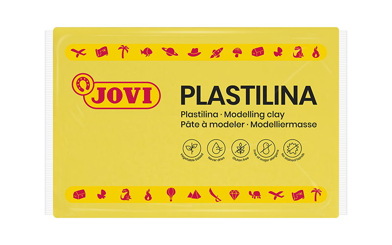 Image of Lera JOVI Plastilina (15F) 350Gr. Yellow 7202 2+ 7002561 8412027002561