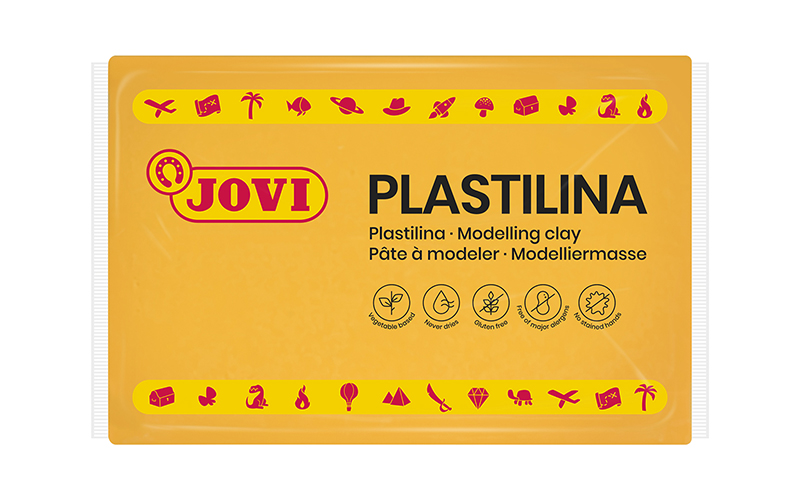 Image of Lera JOVI Plastilina (15F) 350Gr Dark Yellow 7203 2+ 7002578 8412027002578