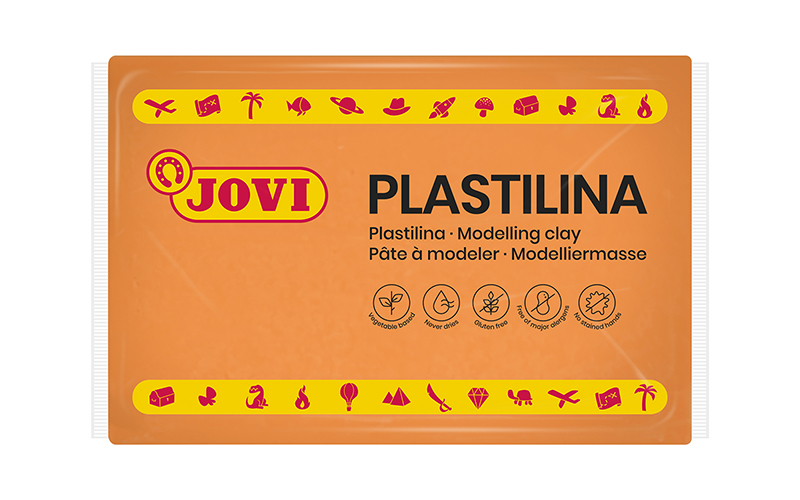 Image of Lera JOVI Plastilina (15F) 350Gr Orange 7204 2+ 7002585 8412027002585