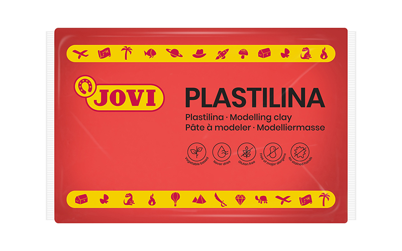 Image of Lera JOVI Plastilina (15F) 350Gr. Red 7205 2+ 7002592 8412027002592