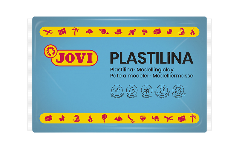 Image of Lera JOVI Plastilina (15F) 350Gr. Light Blue 7212 2+ 7002660 8412027002660