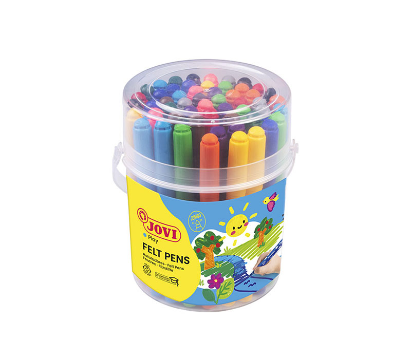 Image of Färgpennset JOVI FELT PENS 48 felt pens JUMBO ass. colours 1748 3+ (6F) 7007412 8412027007412