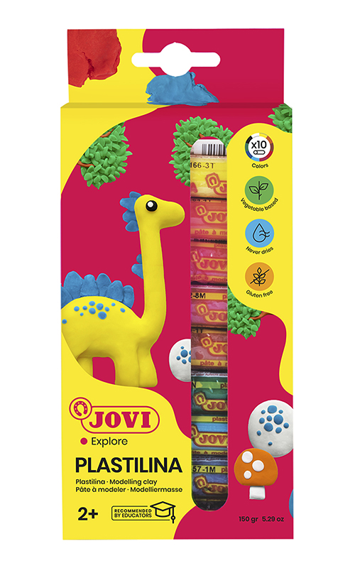 Image of Lerset JOVI Plastilina Pack 10 Sticks. ass. 90 10 2+ (12F) 7011021 8412027001021