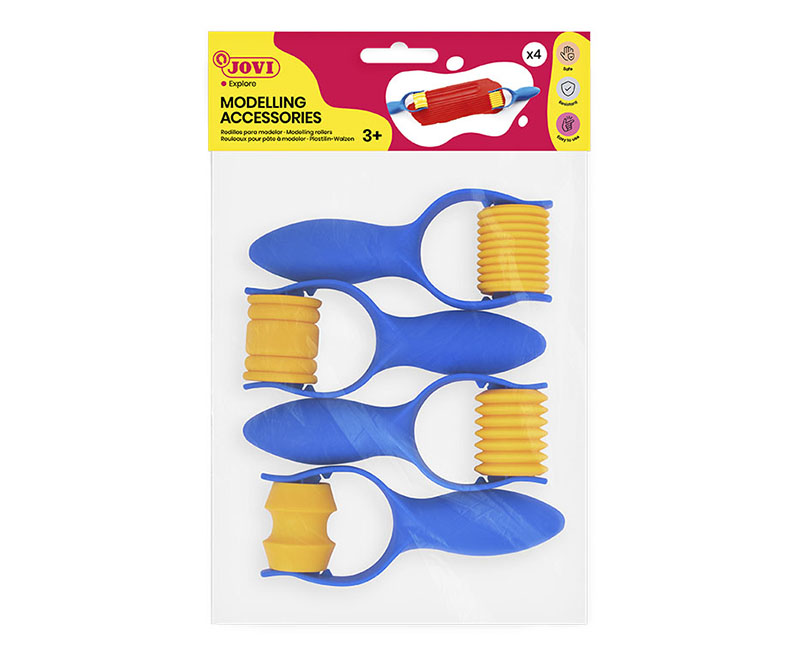 Image of Lerverktyg JOVI MODELLING ACC. 4 rollers different shapes 426 3+ (12F) 7026024 8412027026024