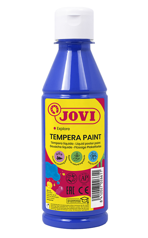 Image of Temperafärg JOVI Poster Paint 250ml Ultramarine 50224 3+ (12F) 7026611 8412027026611