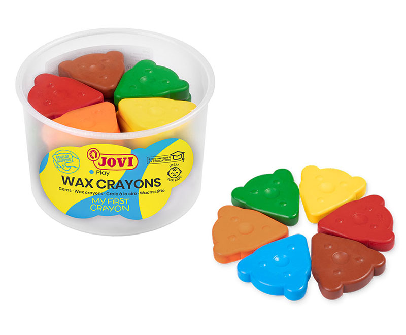 Image of Vaxkritset JOVI MY FIRST CRAYON 30 bear-shape basic colors 943 2+ (6F) 7026710 8412027026710