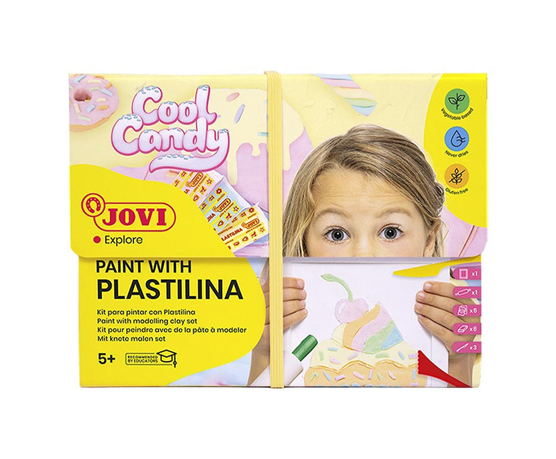 Image of Lerset JOVI Paint with Plastilina cool candy. 26302 2+ (6F) 7032155 8412027032155