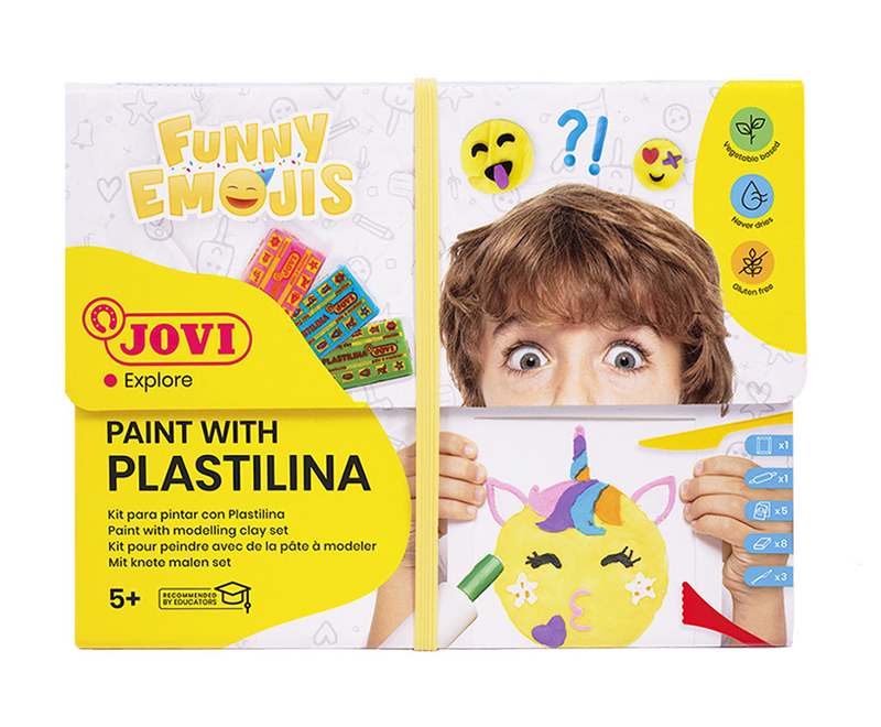 Image of Lerset JOVI Paint with Plastilina funny emojis 26303 2+ (6F) 7032162 8412027032162