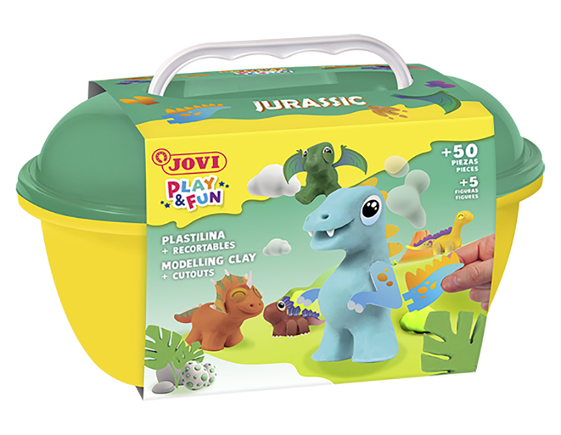 Image of Lerset Jovi PLAY&FUN - PLASTILINA Trunk Jurassic 2201 7035231 8412027035231
