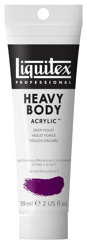 Image of Akrylfärg Liquitex Heavy Body 59ml  Deep violet 115 (3F) S3 1045115 094376921380
