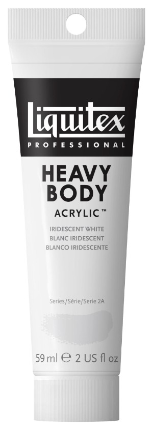 Image of Akrylfärg Liquitex Heavy Body 59ml  Iridescent white 238 (3F) S2 1045238 094376921717