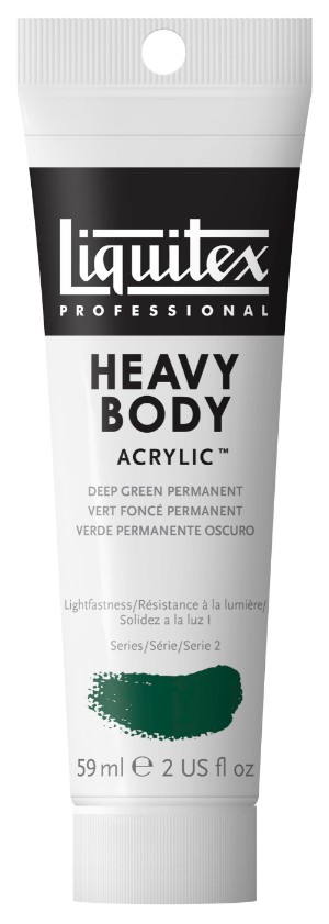 Image of Akrylfärg Liquitex Heavy Body 59ml  Green deep permanent  350 (3F) S2 1045350 094376921922