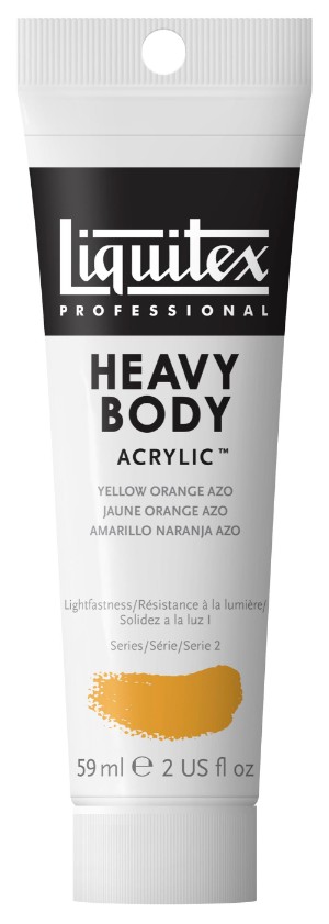 Image of Akrylfärg Liquitex Heavy Body 59ml  Yellow orange azo 414 (3F) S2 1045414 094376922011