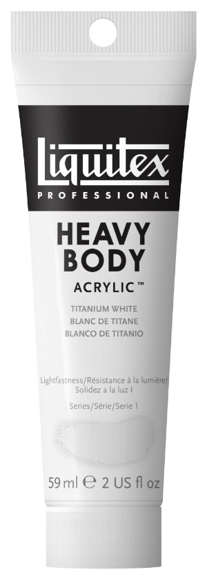 Image of Akrylfärg Liquitex Heavy Body 59ml  Titanium white 432 (3F) * S1 1045432 094376922042
