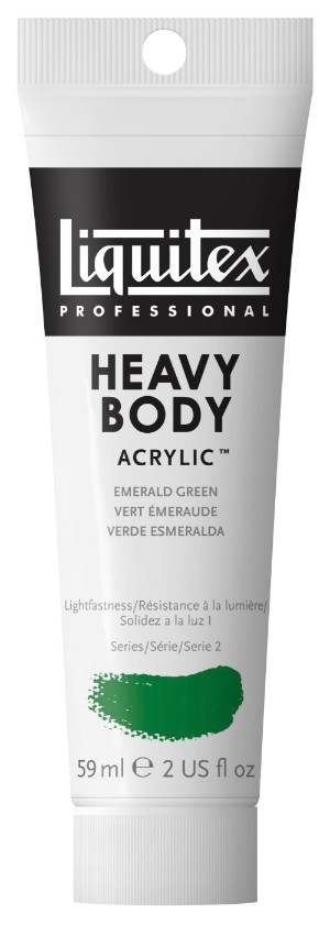 Image of Akrylfärg Liquitex Heavy Body 59ml  Emerald green 450 (3F) S2 1045450 094376922073