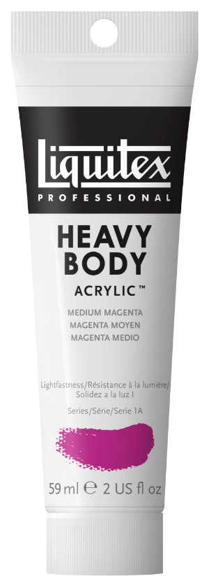 Image of Akrylfärg Liquitex Heavy Body 59ml  Medium magenta 500 (3F) S1 1045500 094376922097