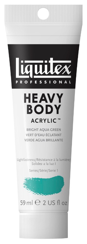 Image of Akrylfärg Liquitex Heavy Body 59ml  Bright aqua green 660 (3F) S1 1045660 094376922202