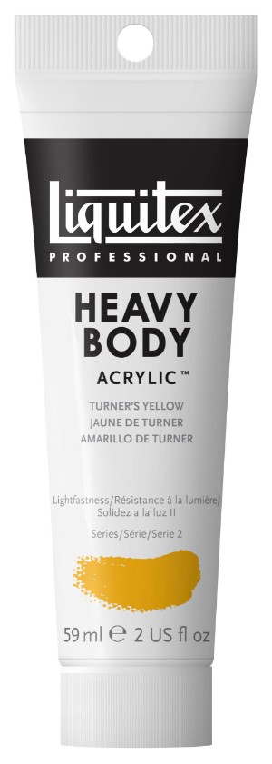 Image of Akrylfärg Liquitex Heavy Body 59ml  Turner’s yellow 730 (3F) S2 1045730 094376922233