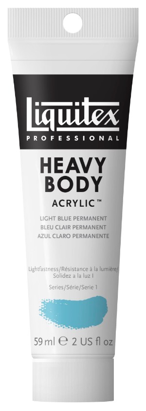 Image of Akrylfärg Liquitex Heavy Body 59ml  Light blue permanent 770 (3F) S1 1045770 094376922257