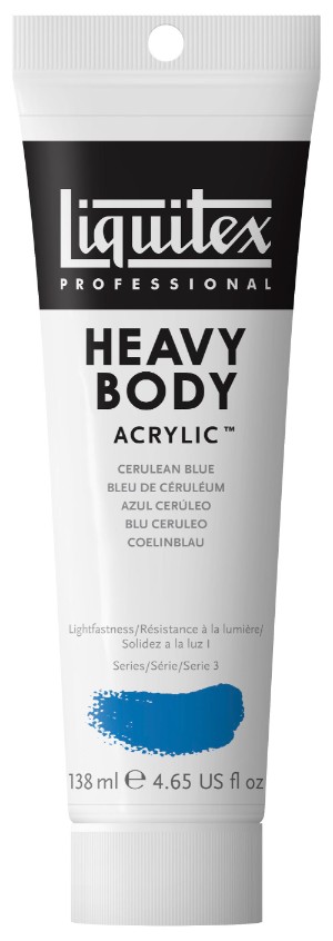 Image of Akrylfärg Liquitex Heavy Body 138ml  Cerulean blue 164 * S4 1047164 094376922653