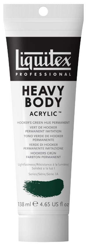 Image of Akrylfärg Liquitex Heavy Body 138ml  Hooker’s green hue 224 S1 1047224 094376922684