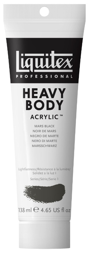 Image of Akrylfärg Liquitex Heavy Body 138ml  Ivory black 244 * S1 1047244 094376922691