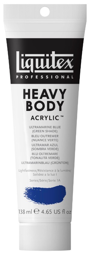 Image of Akrylfärg Liquitex Heavy Body 138ml  Ultramarine blue (green shade) 380 * S1 1047380 094376922776