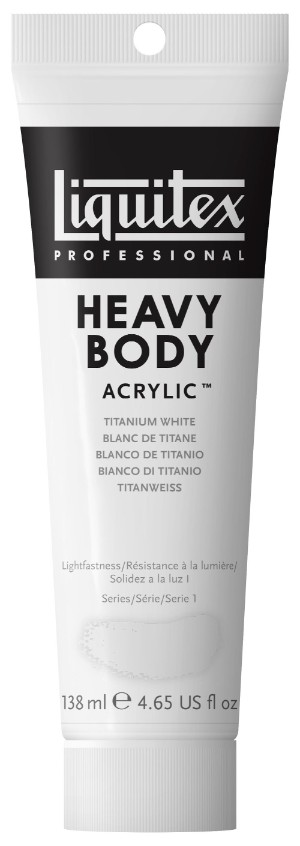 Image of Akrylfärg Liquitex Heavy Body 138ml  Titanium white 432 * S1 1047432 094376922790