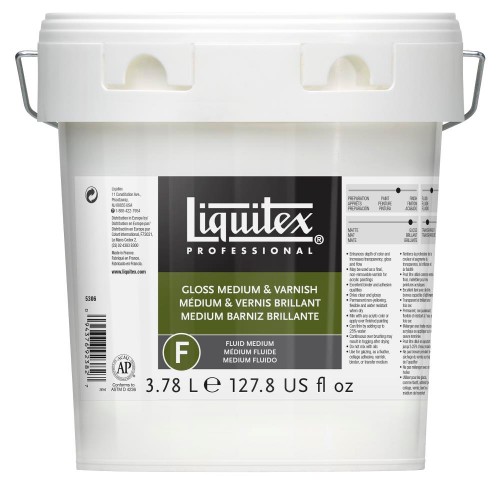 Image of Fernissa/Medium Liquitex Gloss medium & varnish 3,78 liter 5036 094376923827