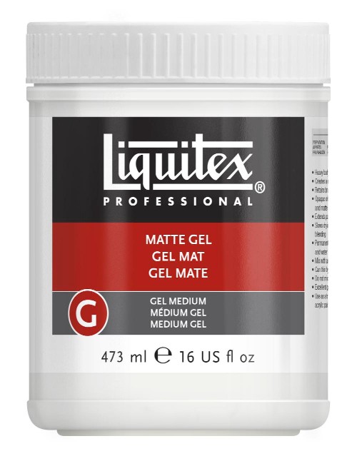 Image of Akrylmedium Liquitex Matte gel medium 473 ml 5322 094376931327