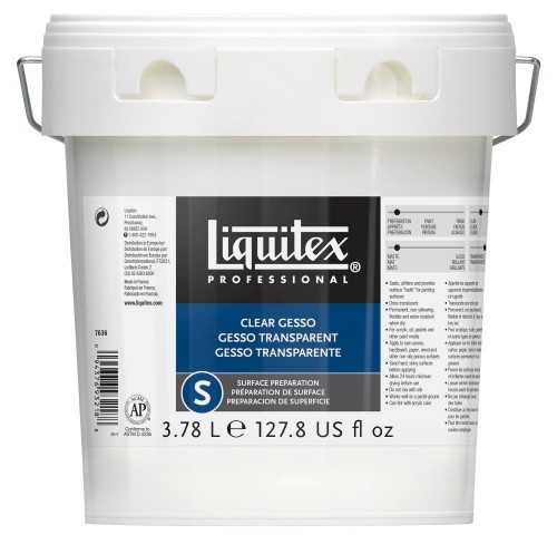 Image of Akrylmedium Liquitex Clear Gesso 3,78 liter 7636 094376932188