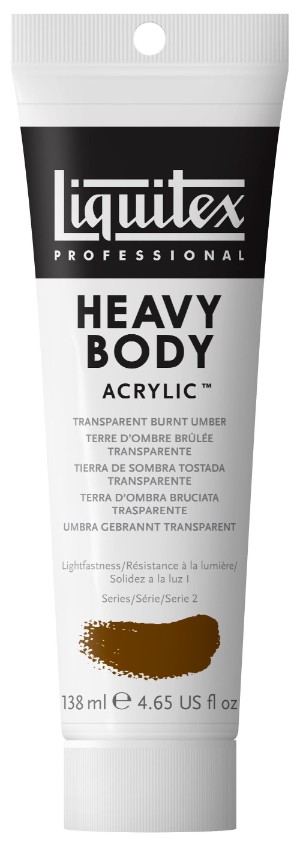 Image of Akrylfärg Liquitex Heavy Body 138ml  Transparent Burnt Umber 130 S2 1047130 094376943511