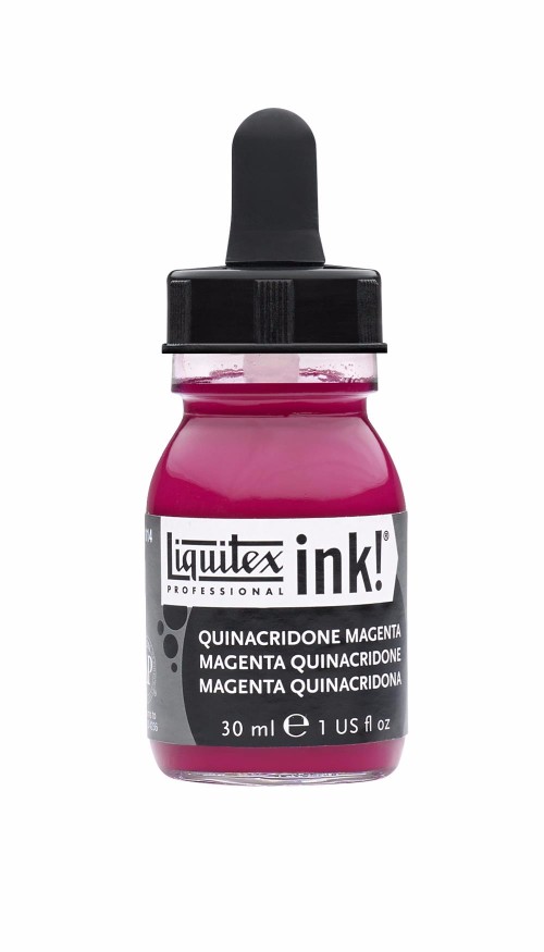 Image of Akrylfärg Liquitex Prof. Ink 30ml  Quinacridone magenta 114 (3F) 4260114 094376975772