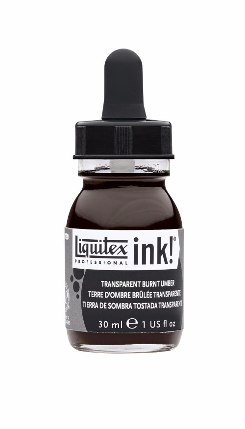 Image of Akrylfärg Liquitex Prof. Ink 30ml  Transparent burnt umber 130 (3F) 4260130 094376975802